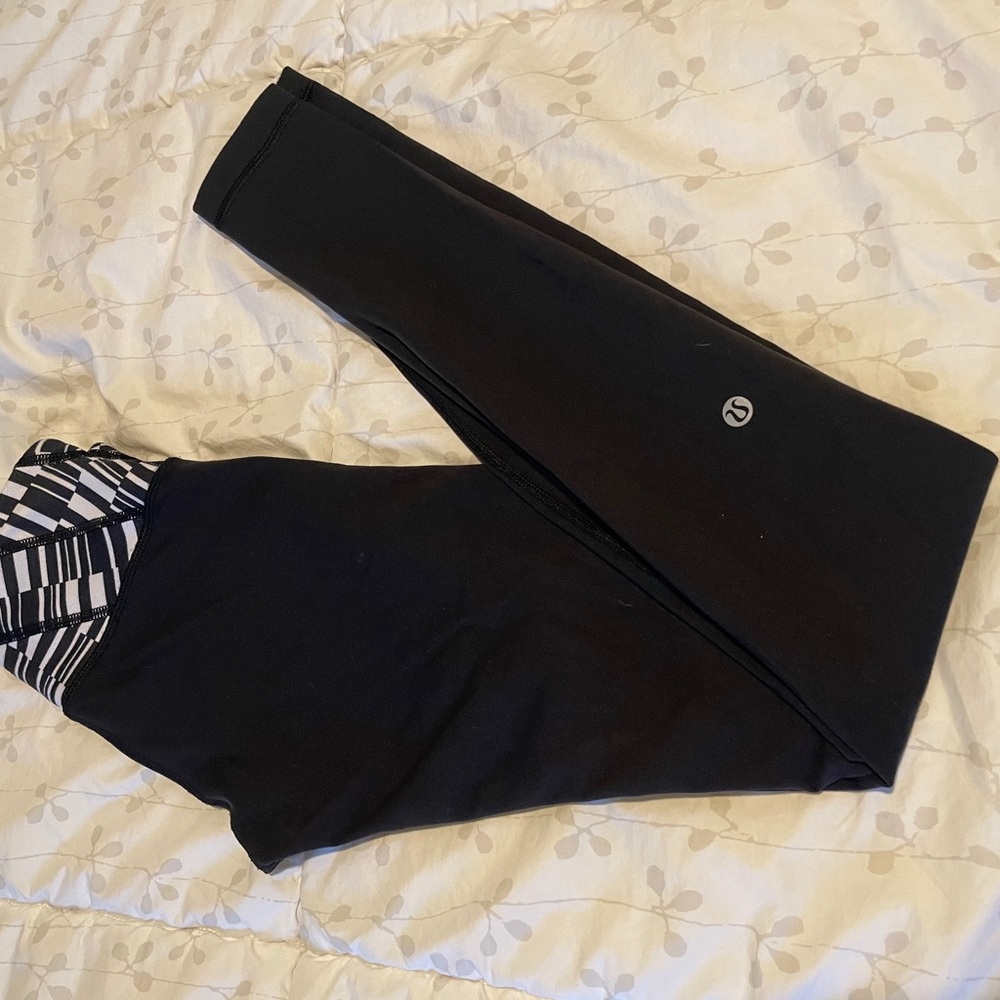 lululemon black leggings size 2